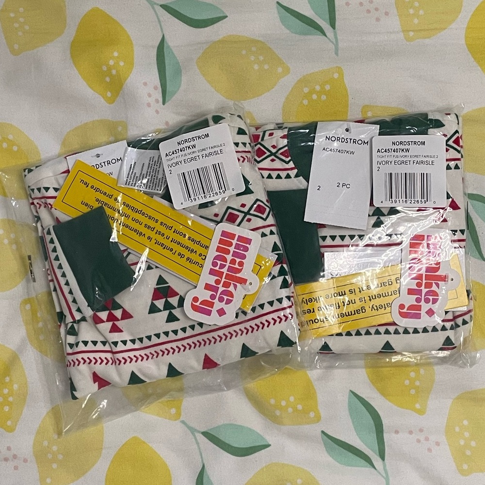 Nordstrom Christmas Pajamas 2T - Picture 2 of 3